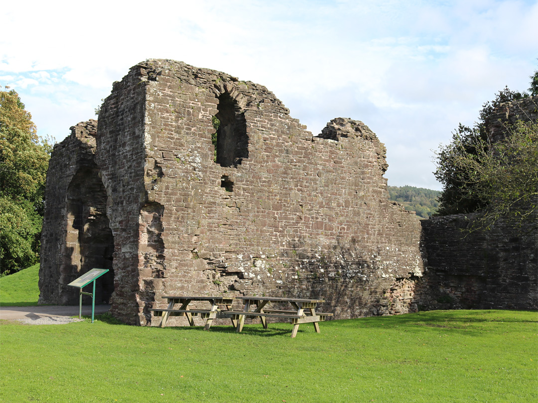 South side of the gatehouse