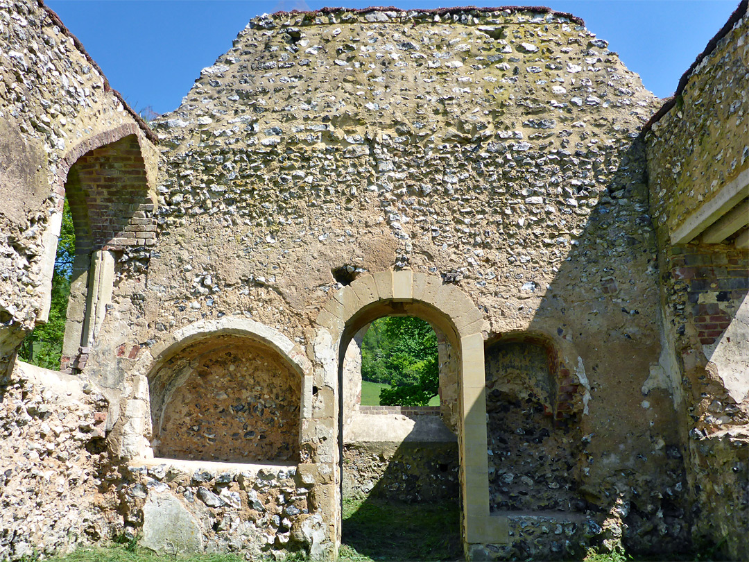 Wall of the nave