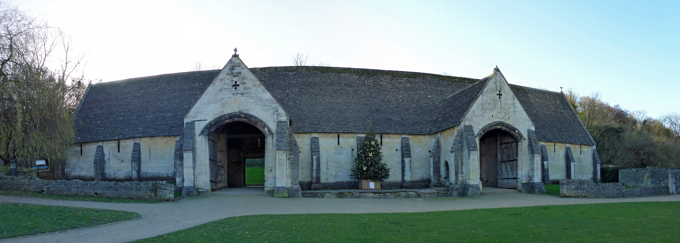 Front of the barn