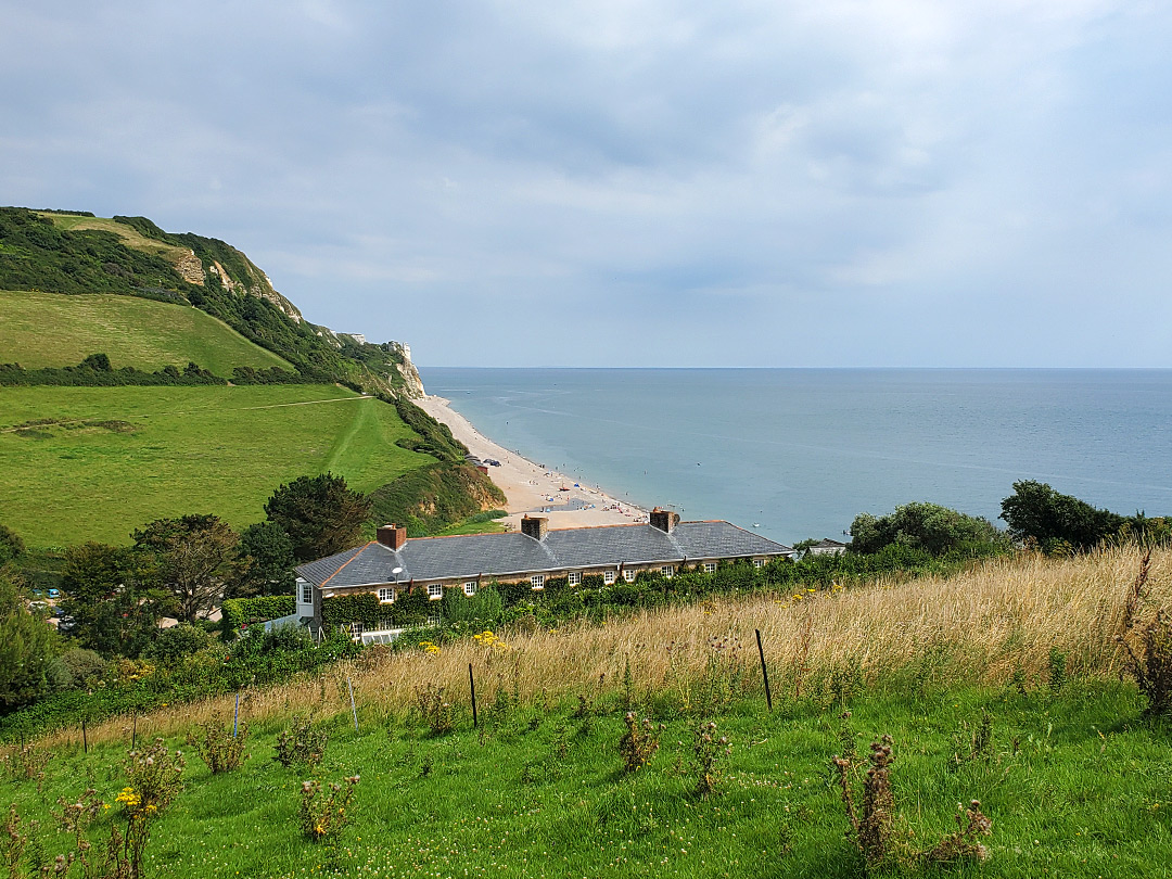 View west from Branscombe