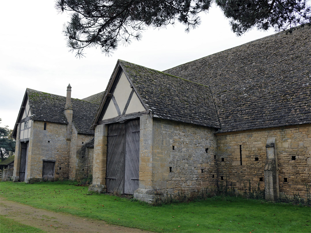 Front of the barn