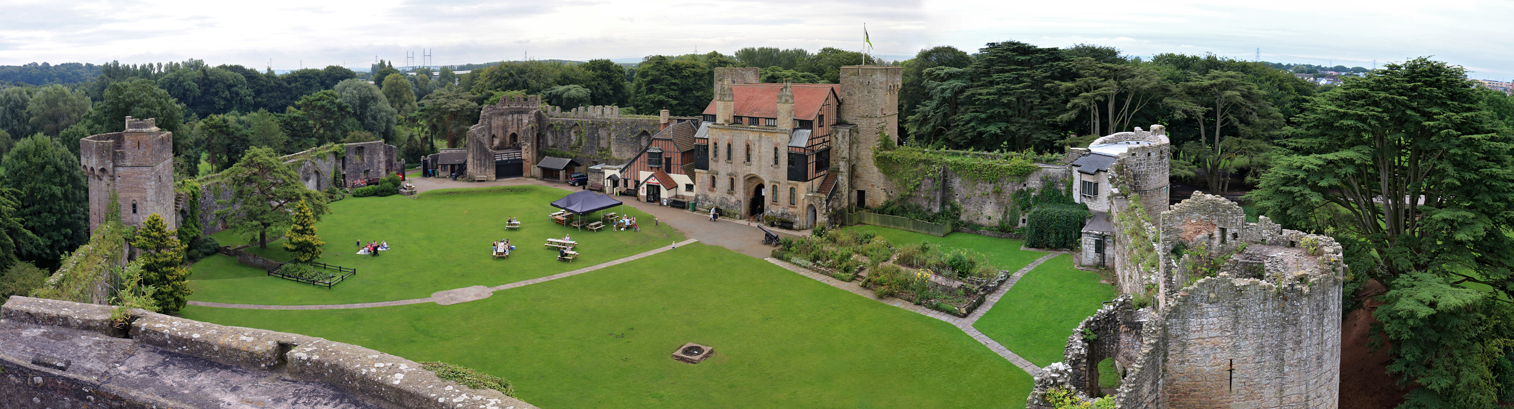 Panorama of the castle