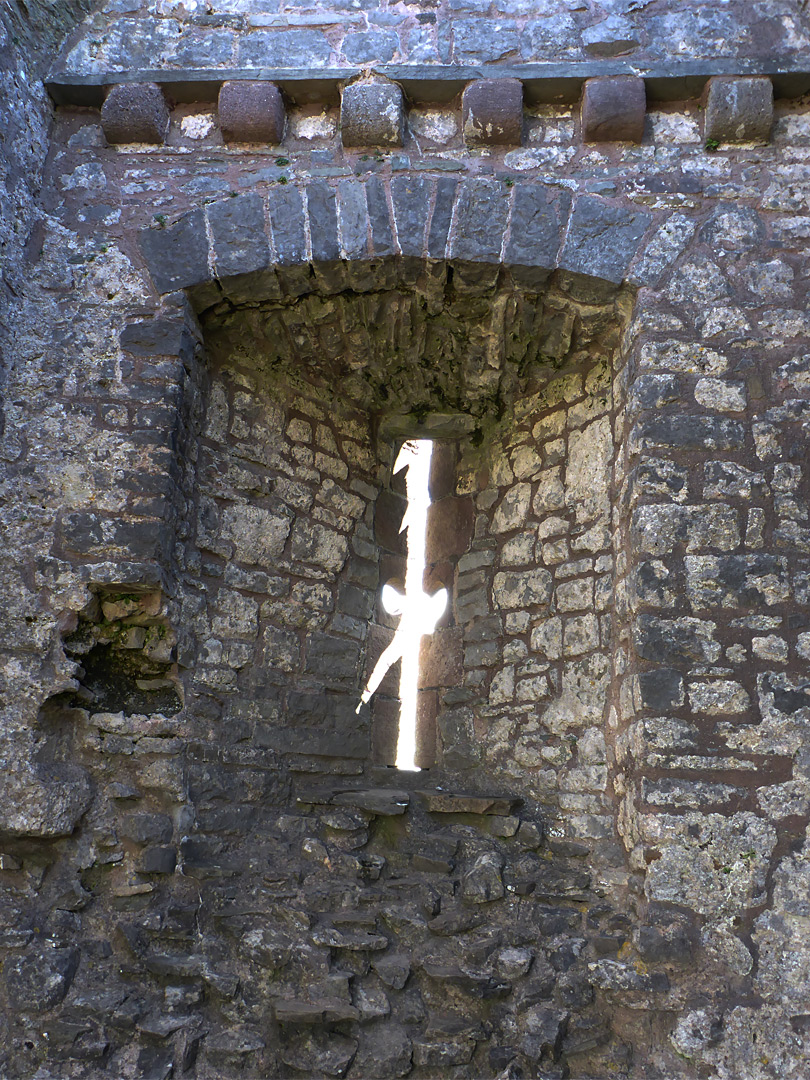 Window and corbels