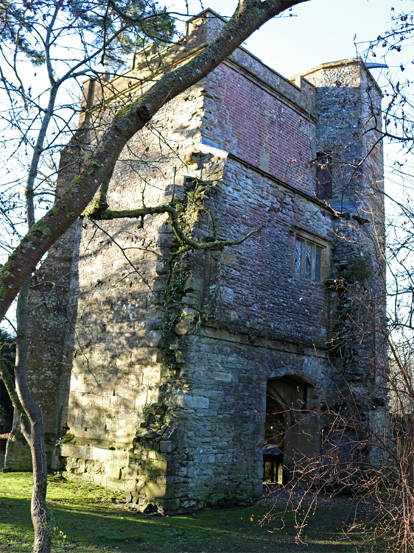 East side of the porch