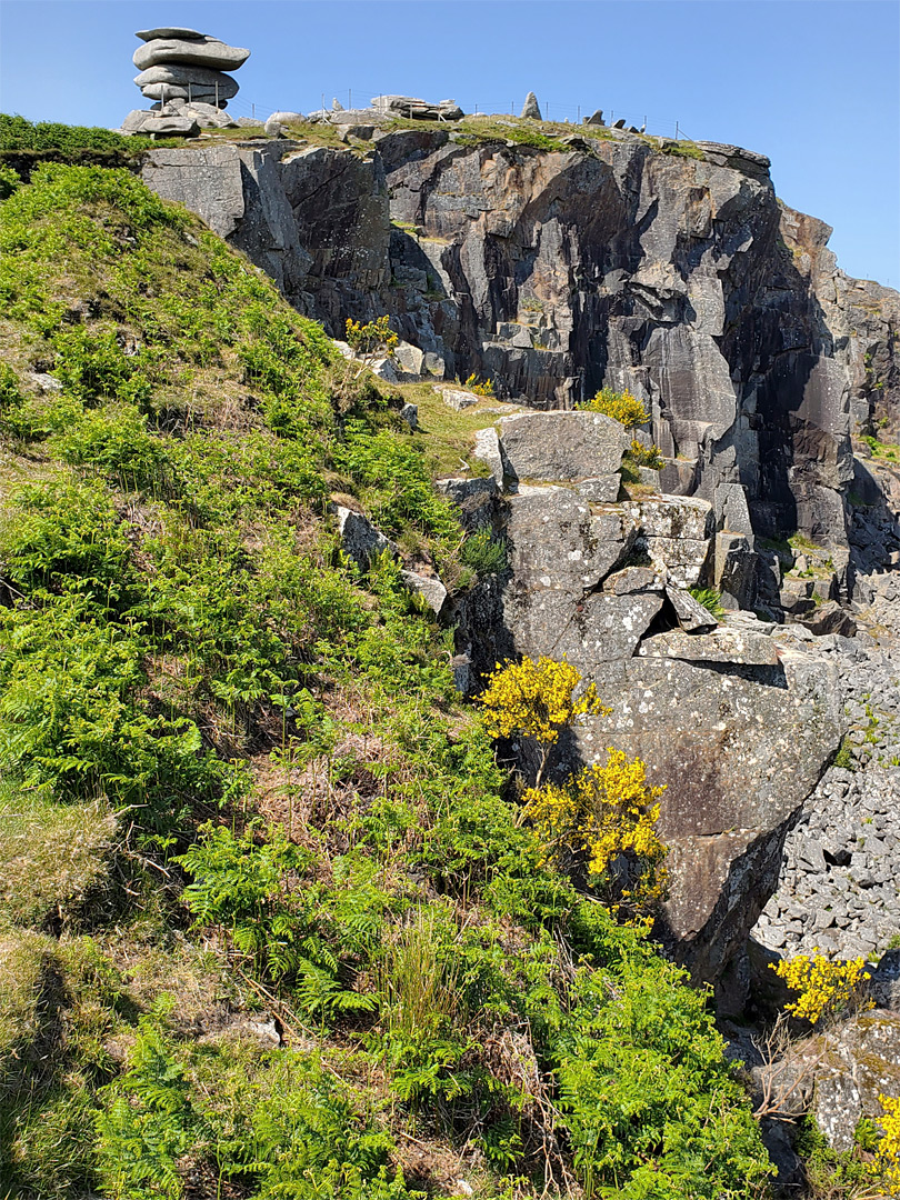 Edge of the quarry