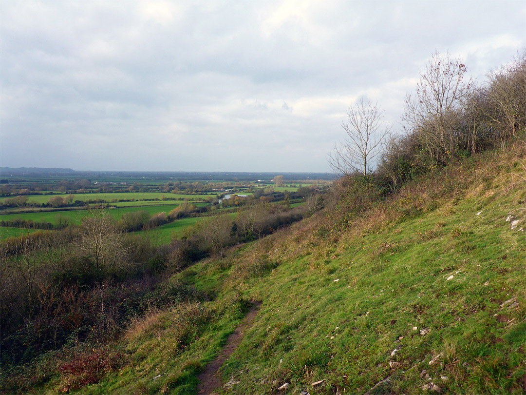 South side of the peak