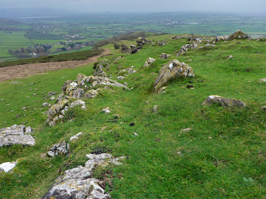 Exposed rocks