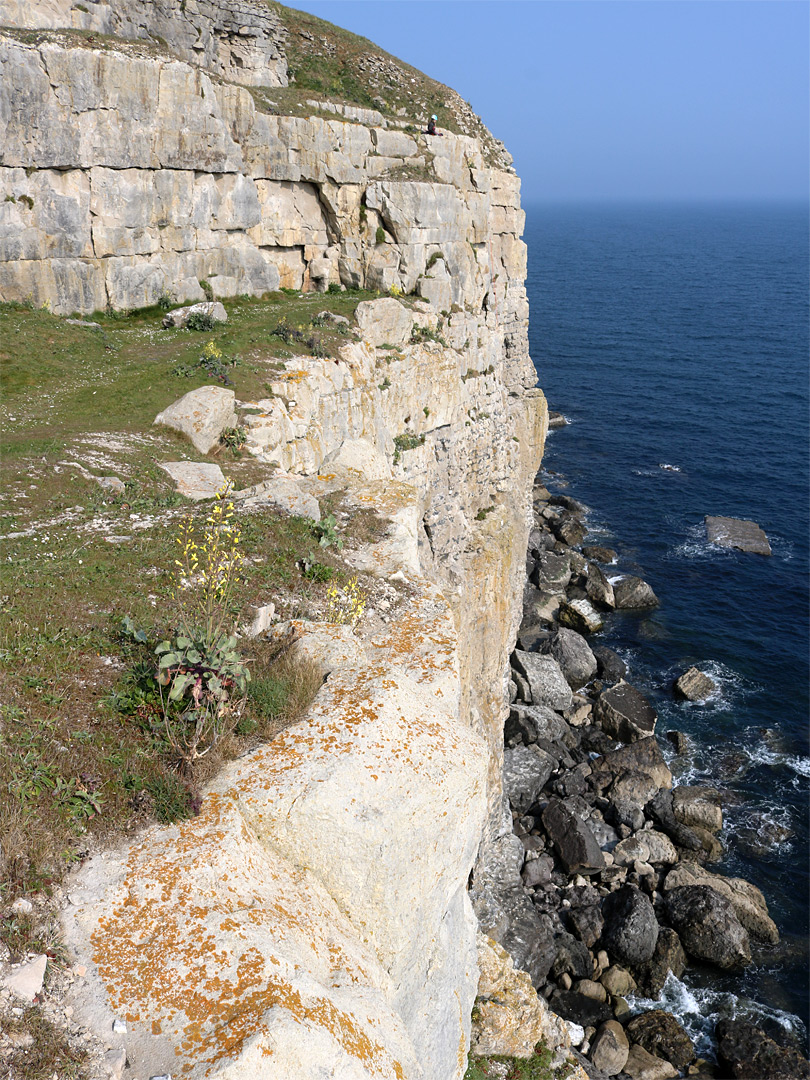 Vertical cliff