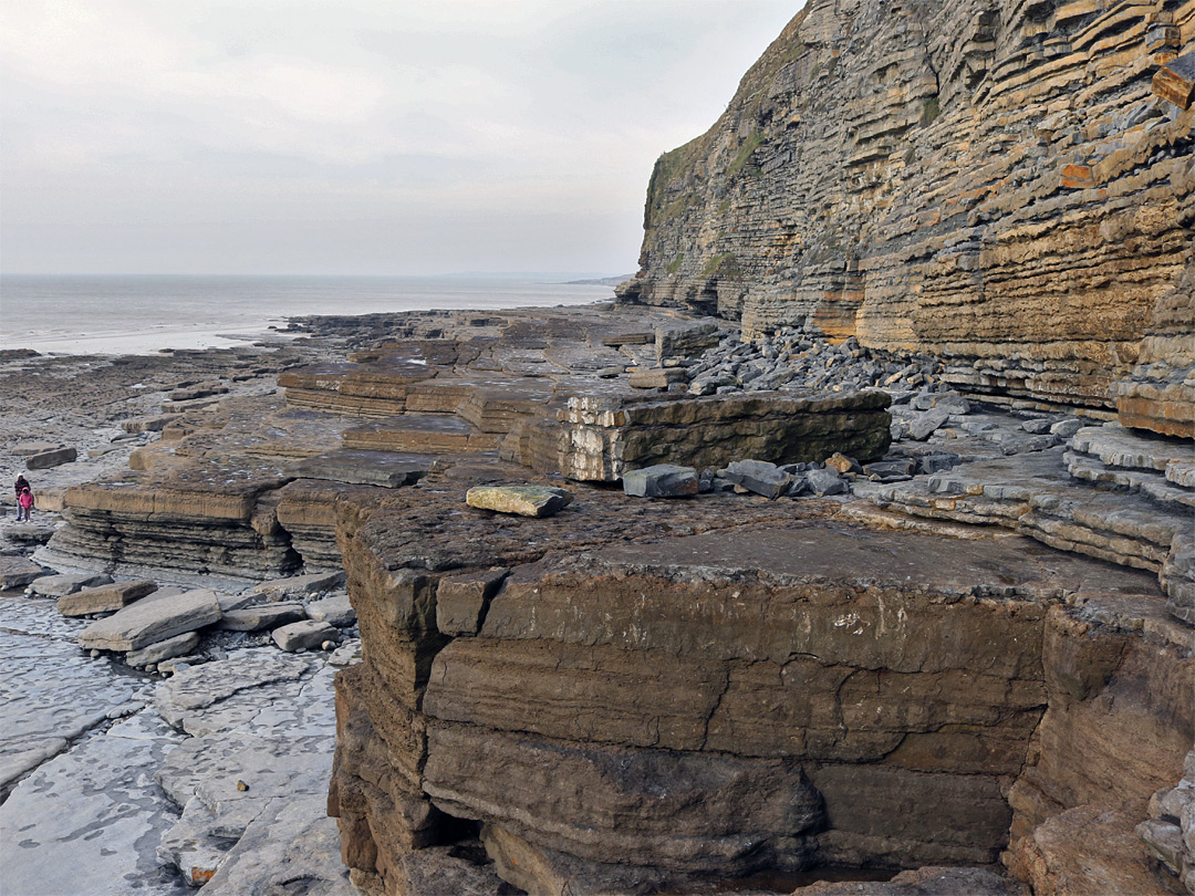 Ledges and cliffs