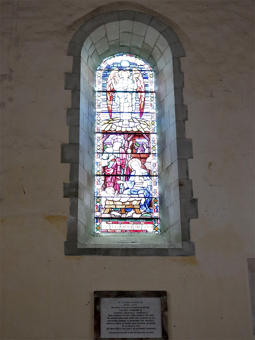 Stained glass window