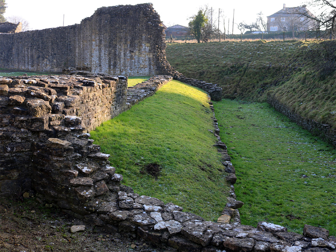 Site of the west gatehouse