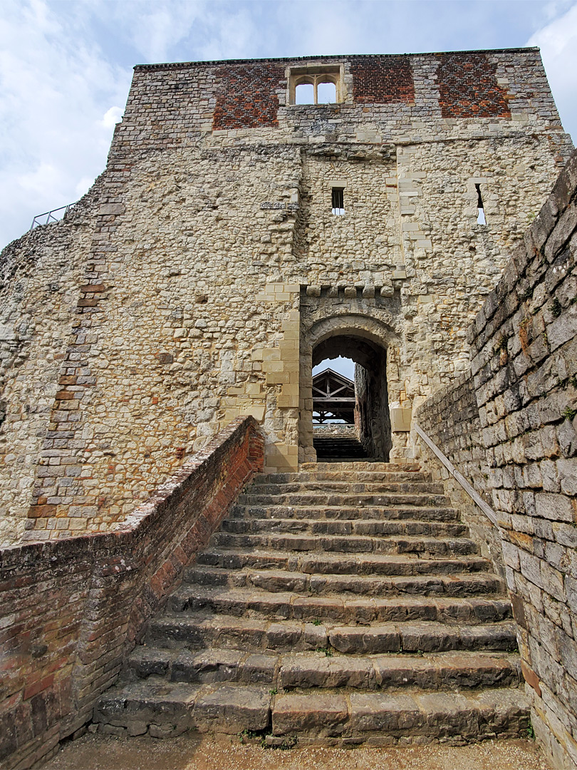 Steps to the keep