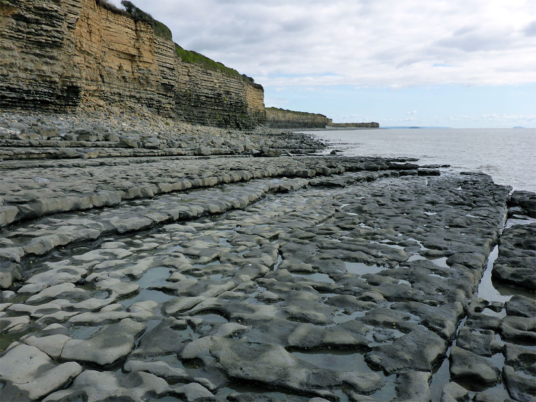 Stepped terrace