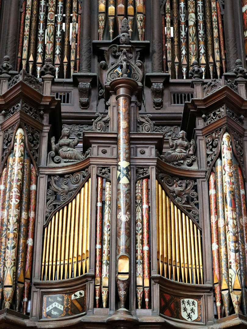 Pipes of the organ