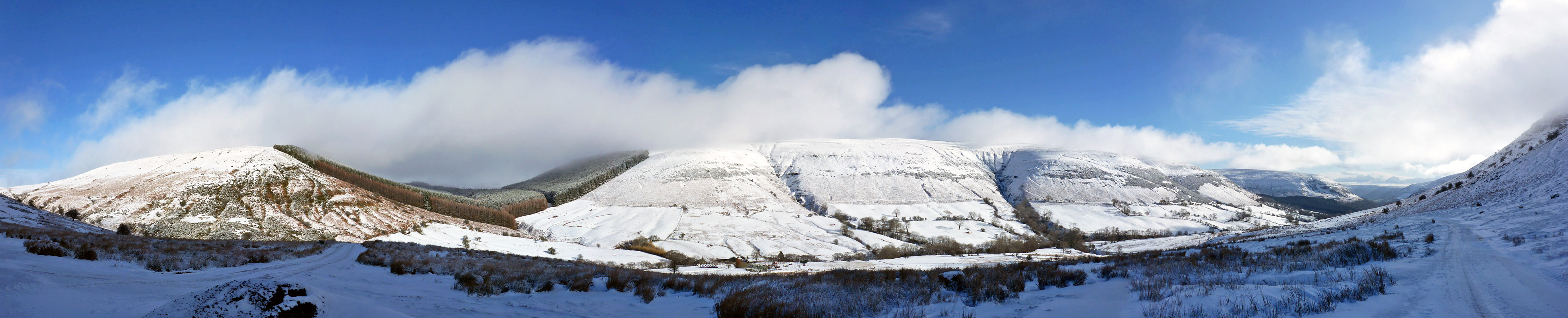 Panorama of the valley