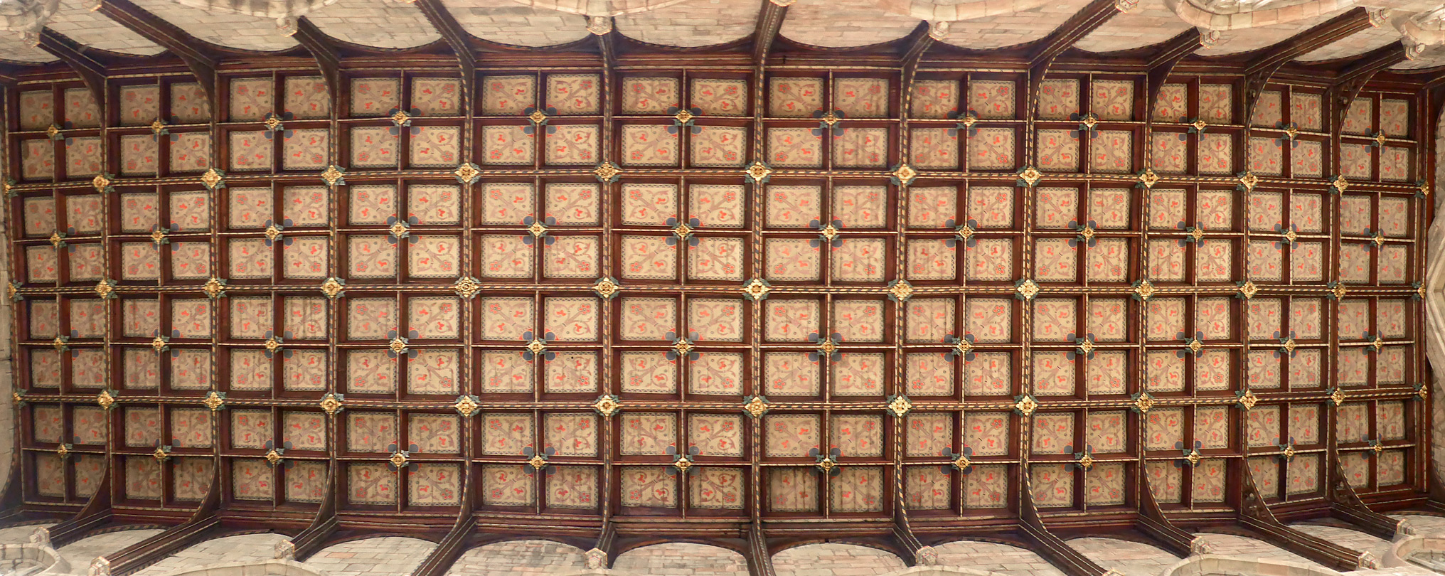 Ceiling of the nave