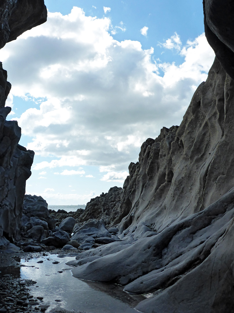 Mouth of a cave