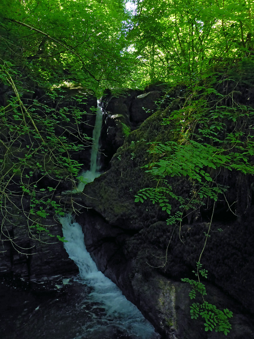 Slender waterfall