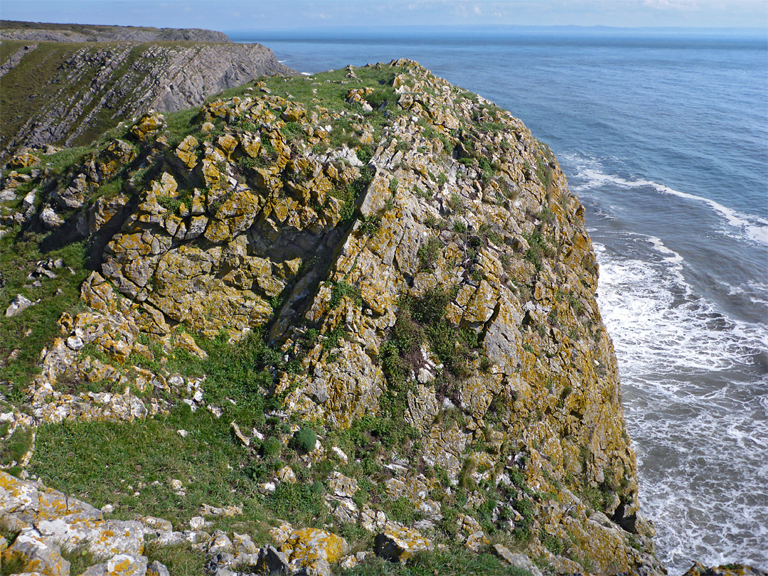 Lichen-covered rocks