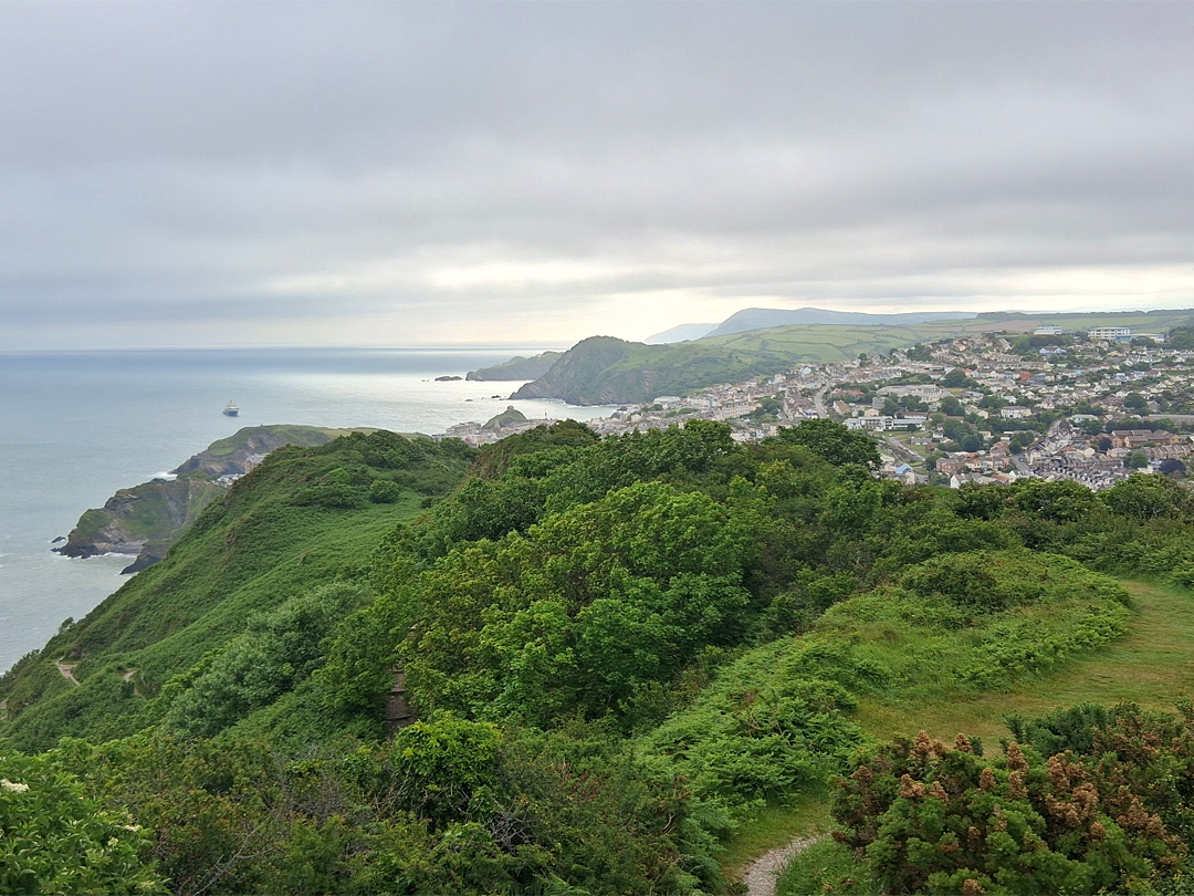 Hills west of Ilfracombe
