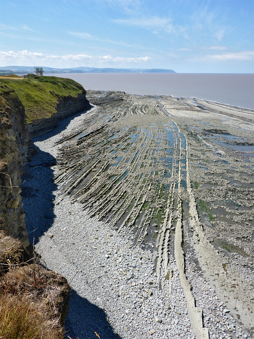 Terraces west of Lilstock