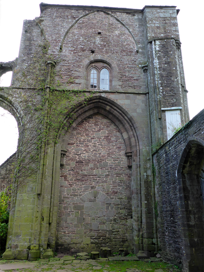 North wall of the hotel