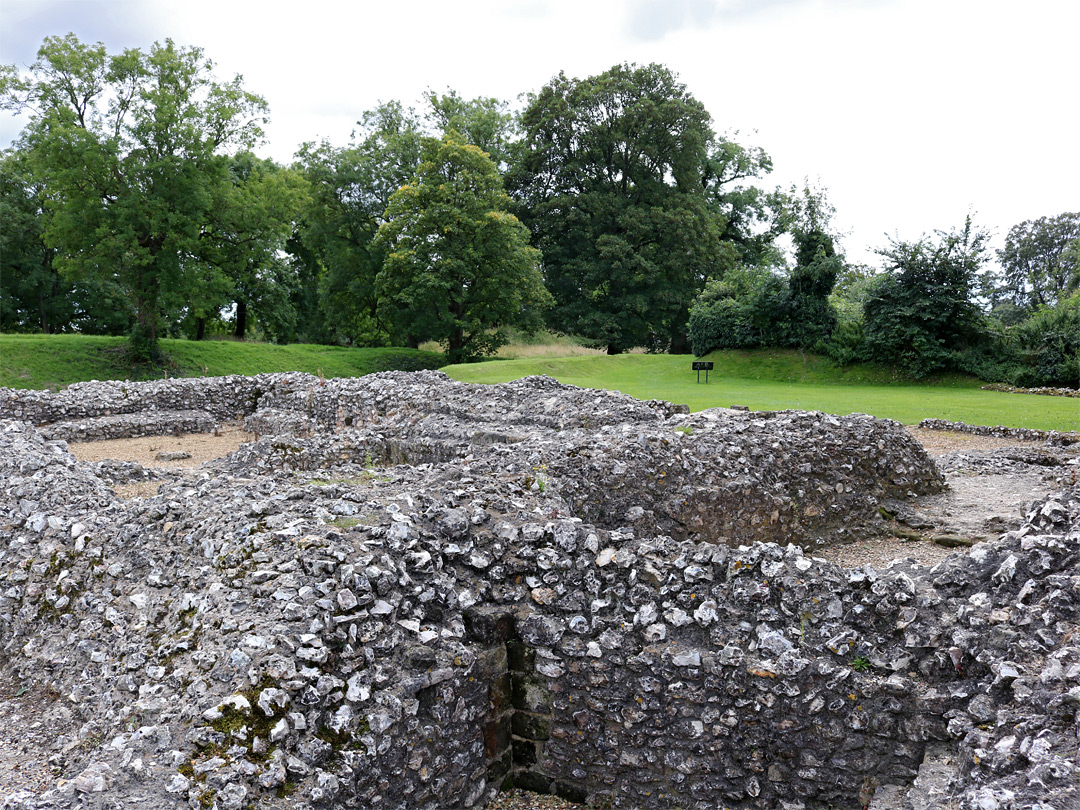 South side of the castle