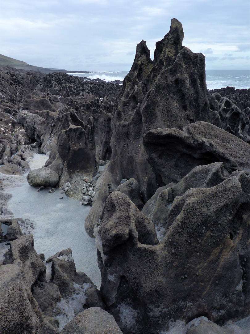 Limestone formations