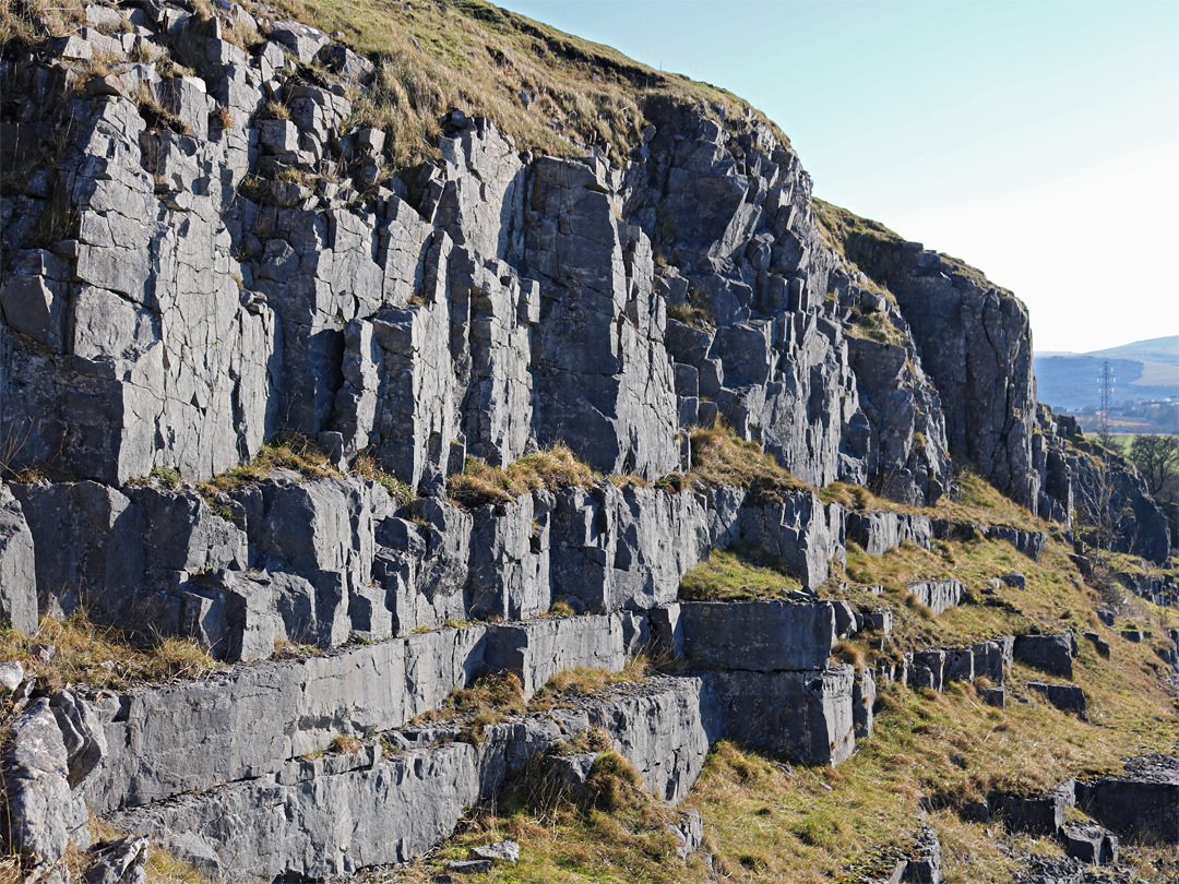 Limestone cliff