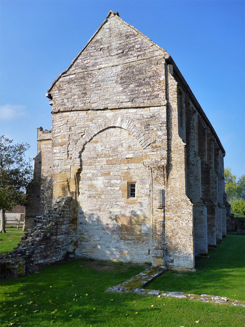 East cloister wall