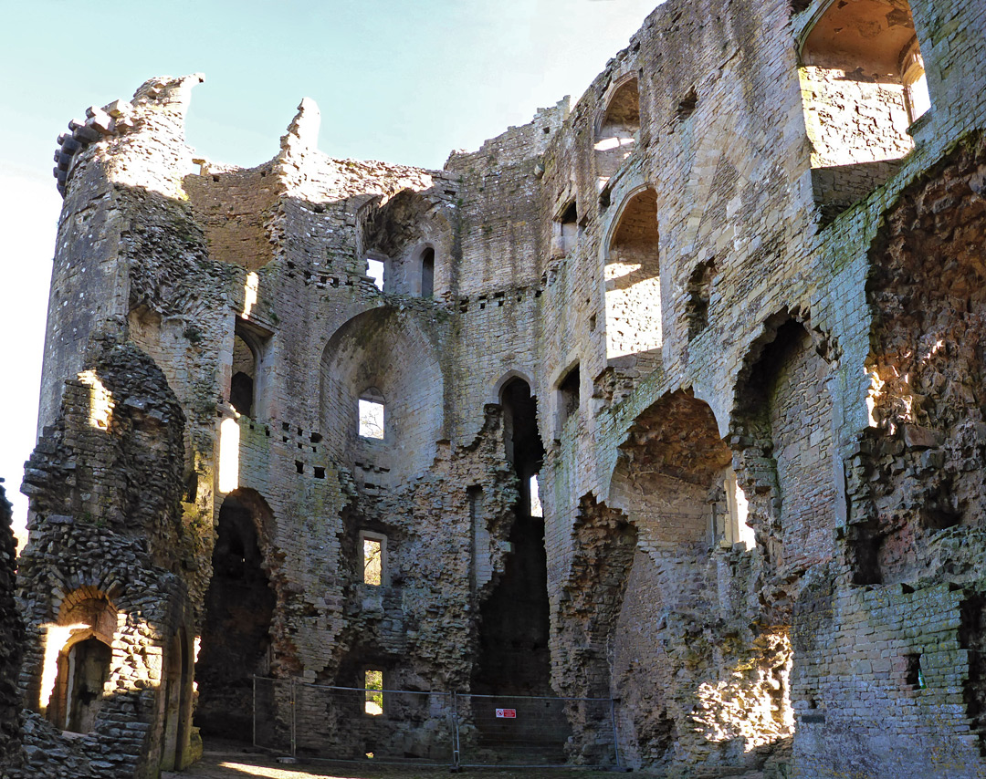 The castle interior