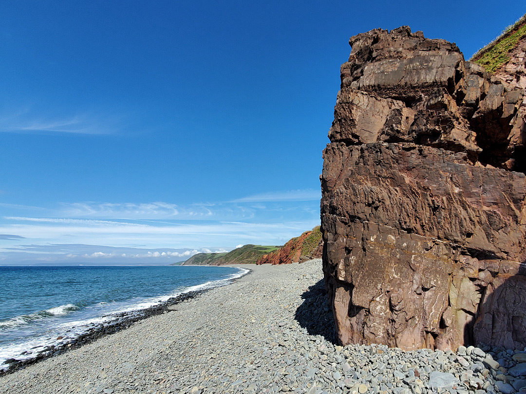 Brown cliffs