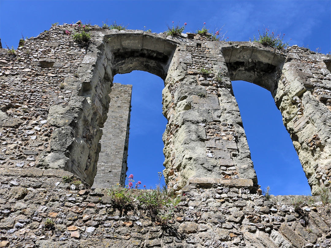 Windows and blue sky