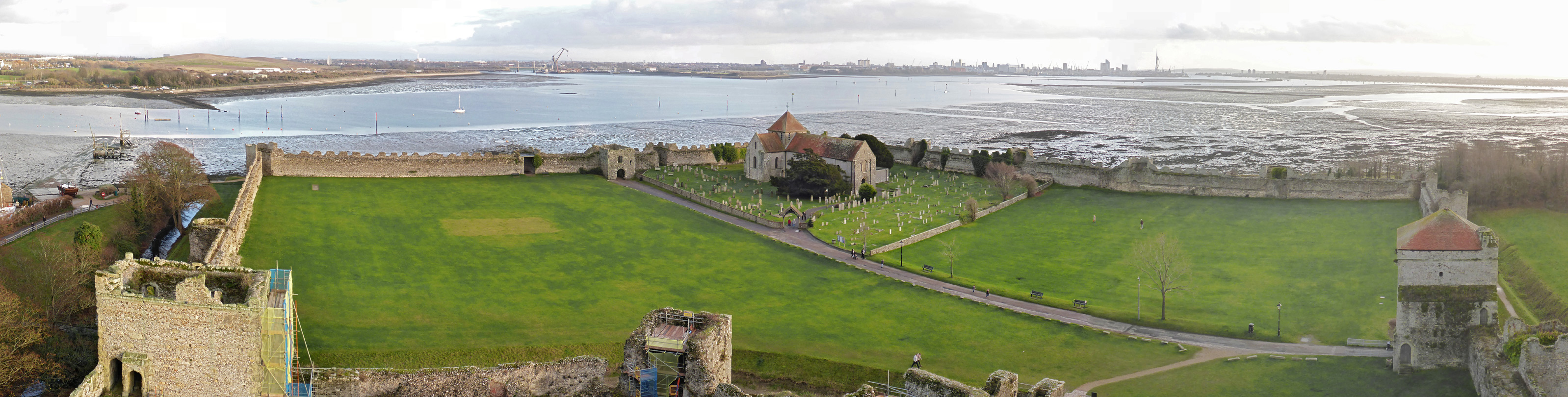 Panoramic view of the fort