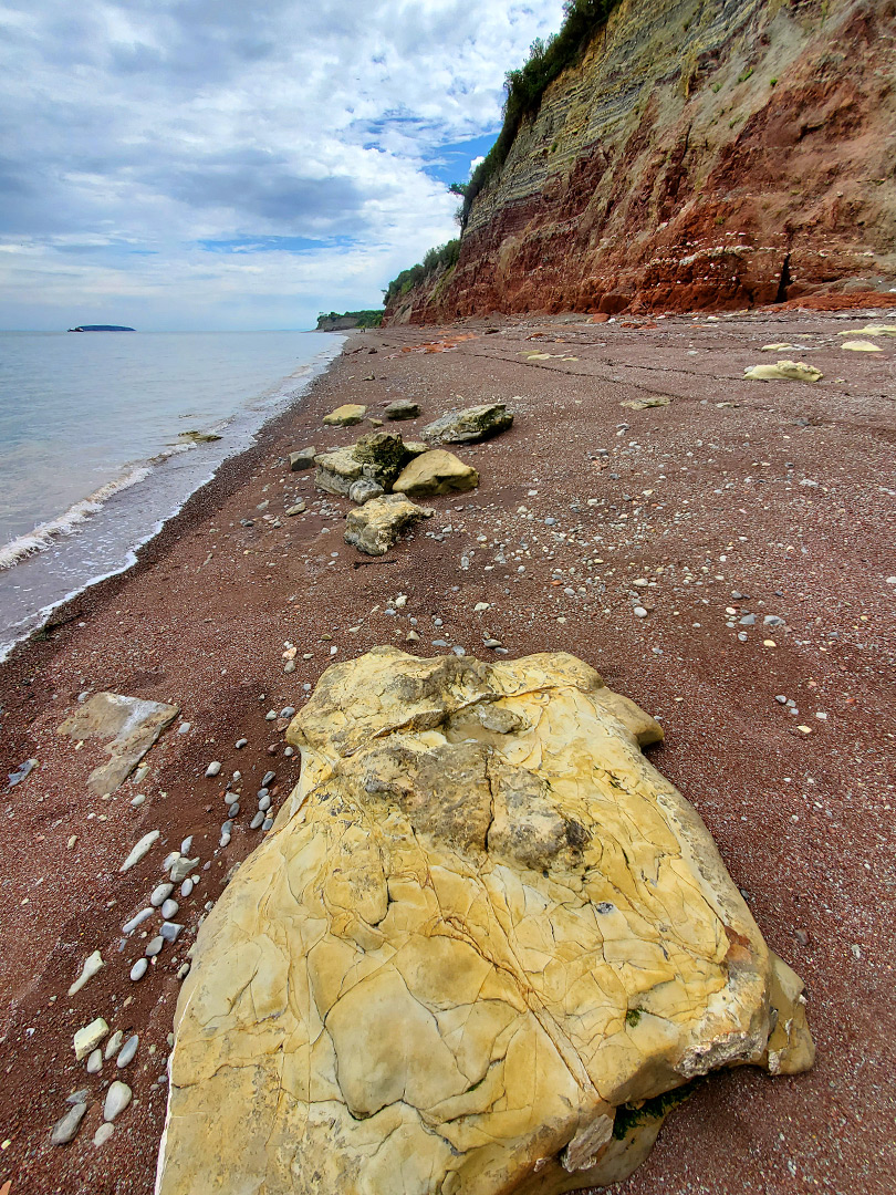 Yellowish rock