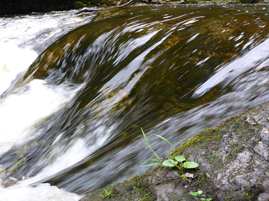 Flowing water