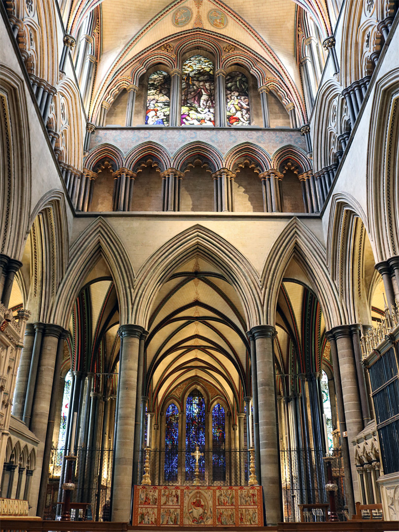 Arches above the altar