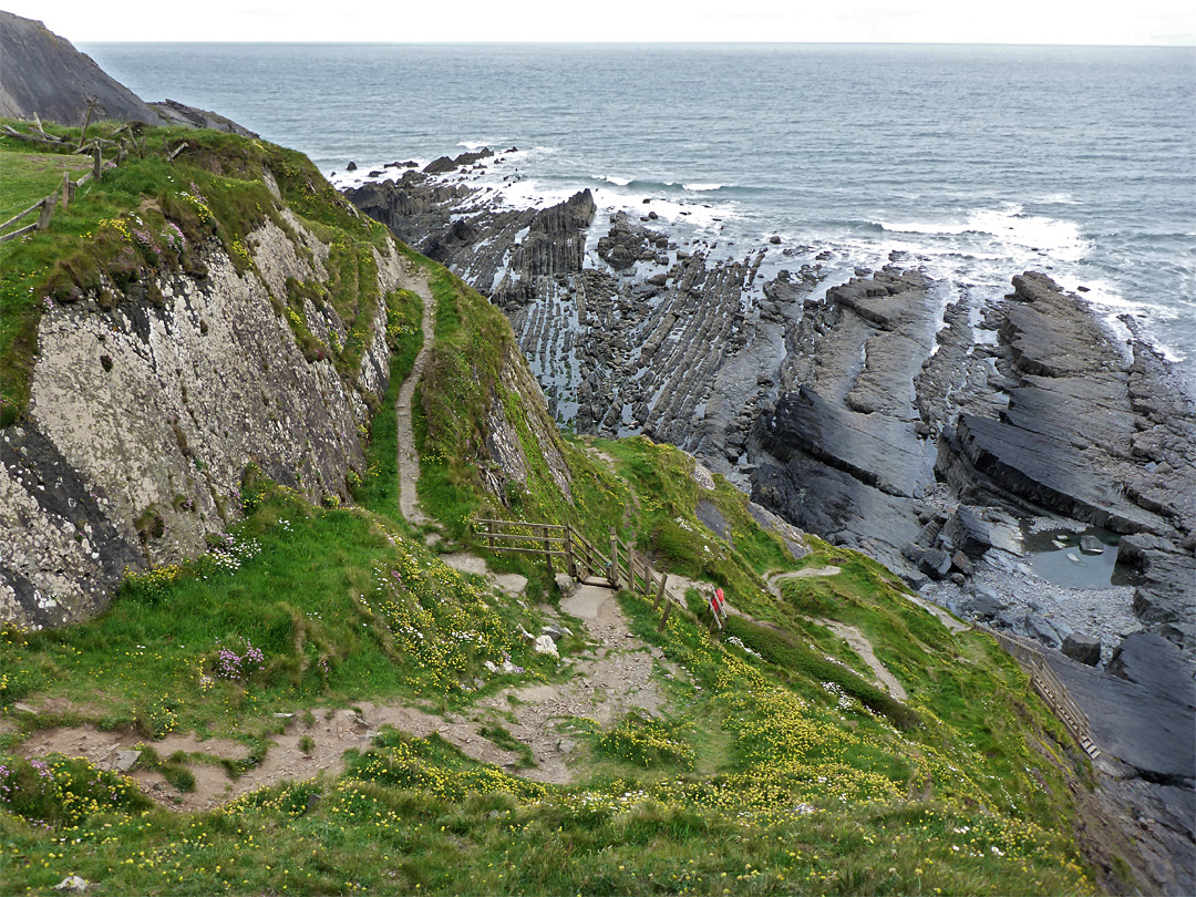 Steep steps