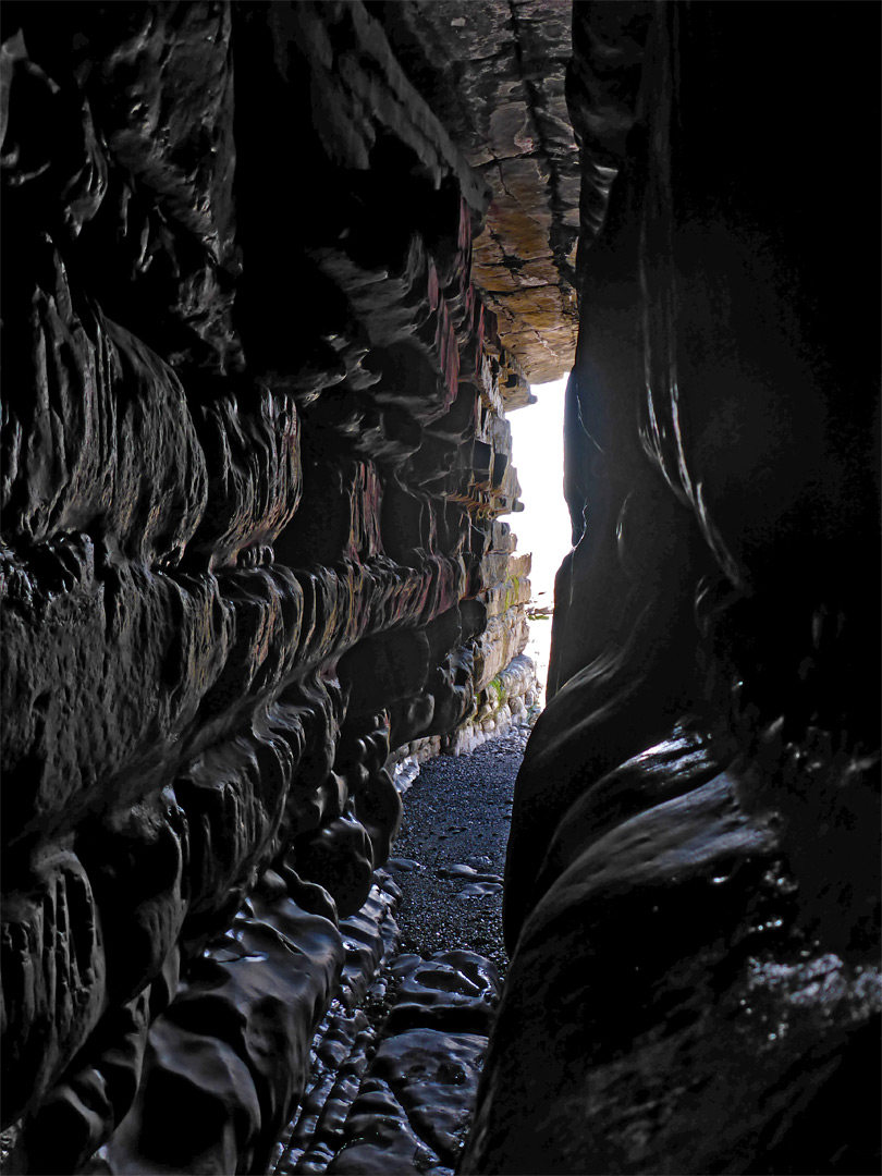 Cave near Tresilian Bay