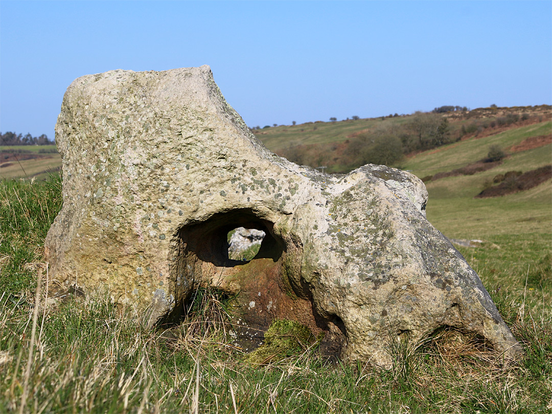 Stone with a hole