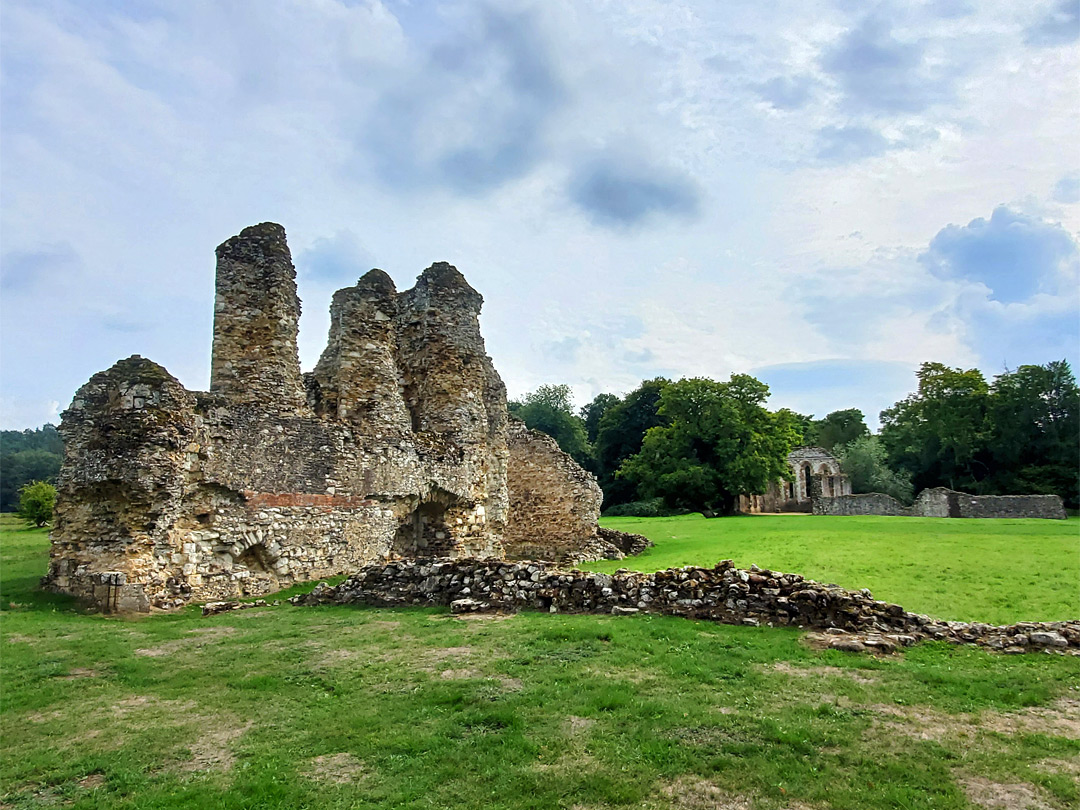 Clouds above the ruins