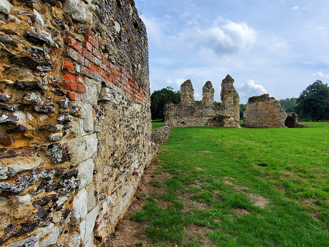 Wall of the nave