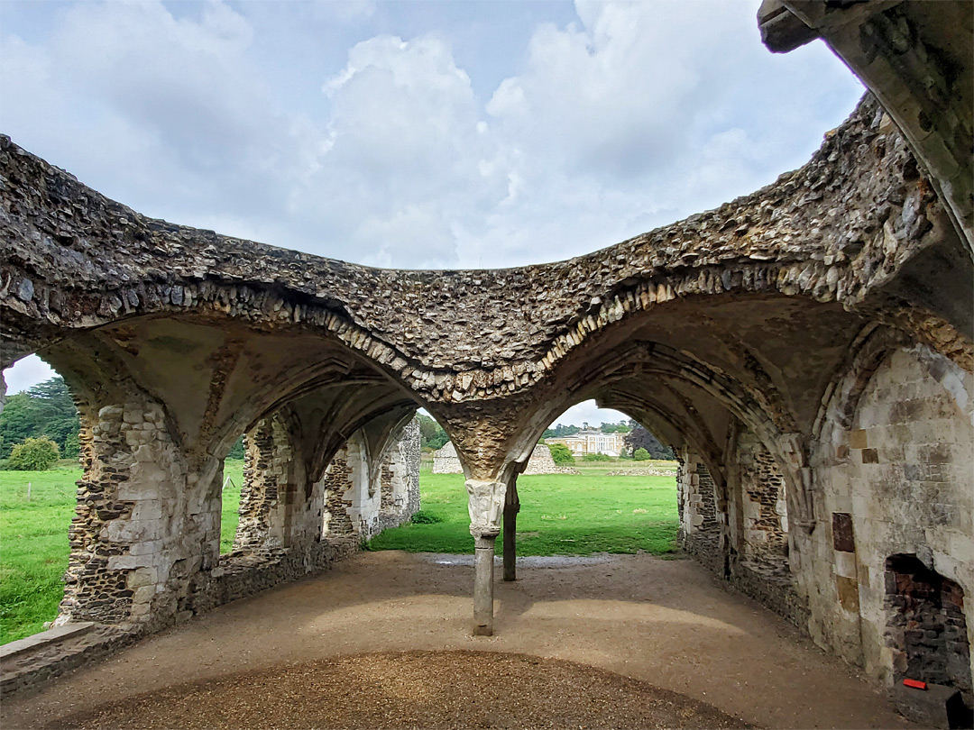 Vaulted ceiling