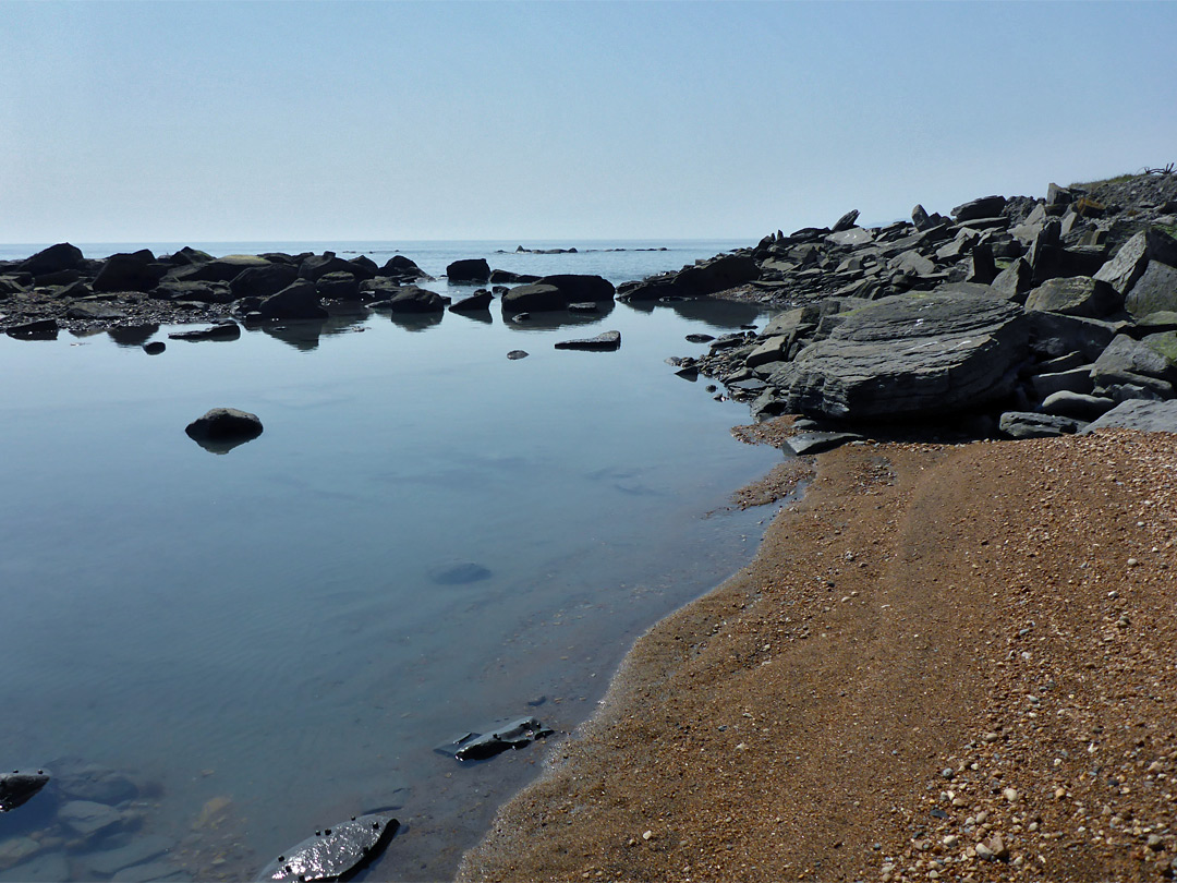 Rocks below the Wear Cliffs