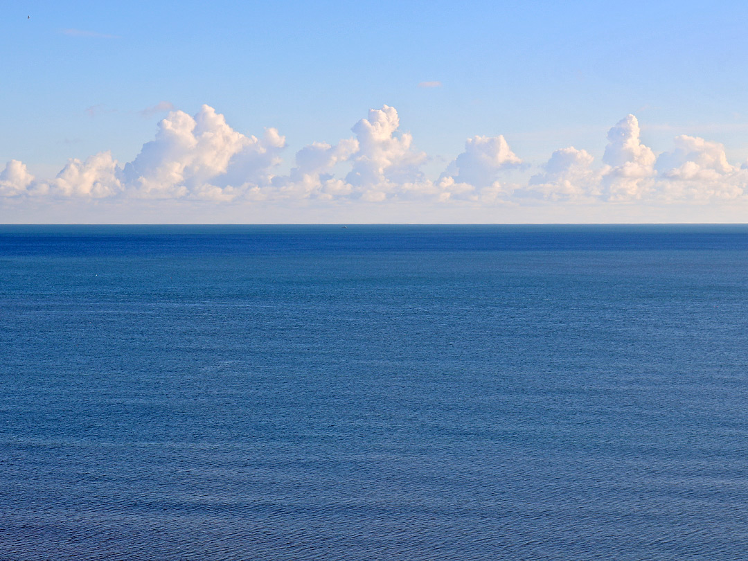 Sky, clouds and sea