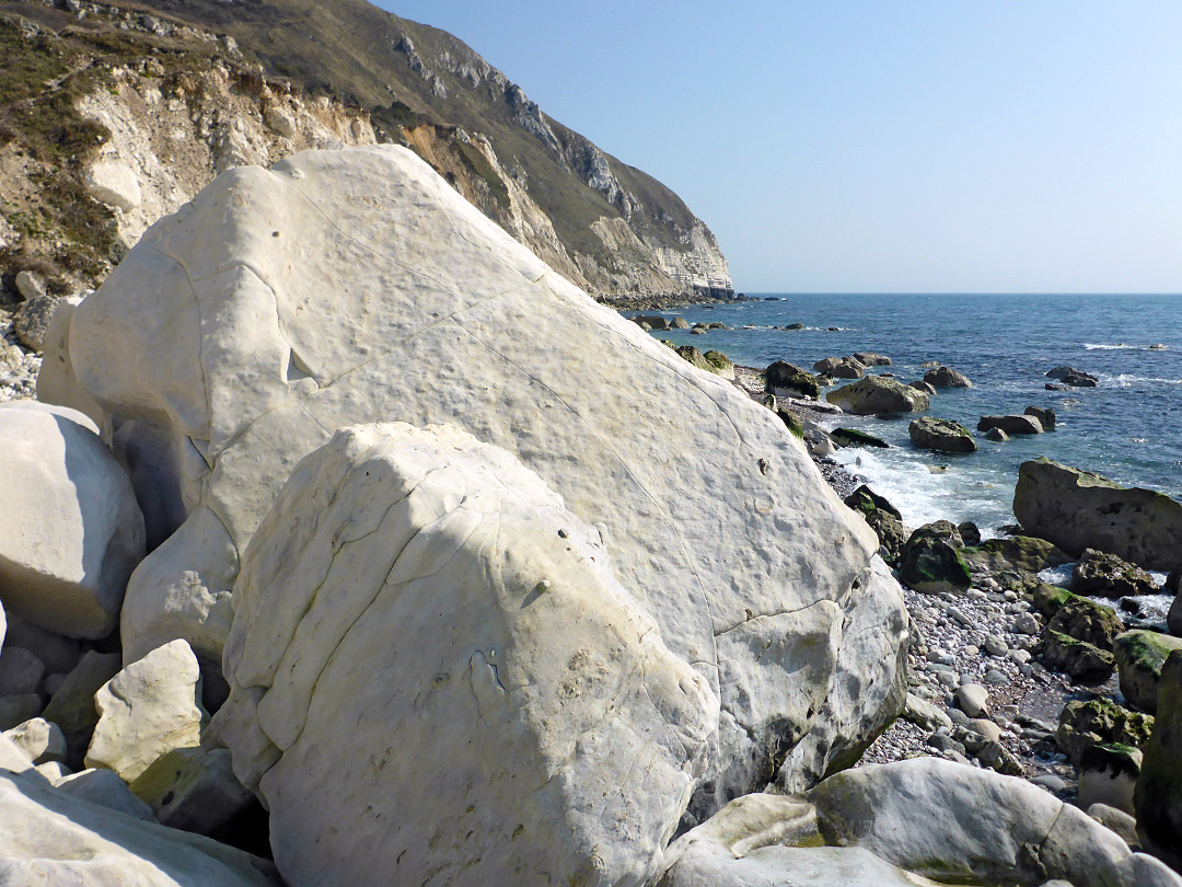 Chalk boulders