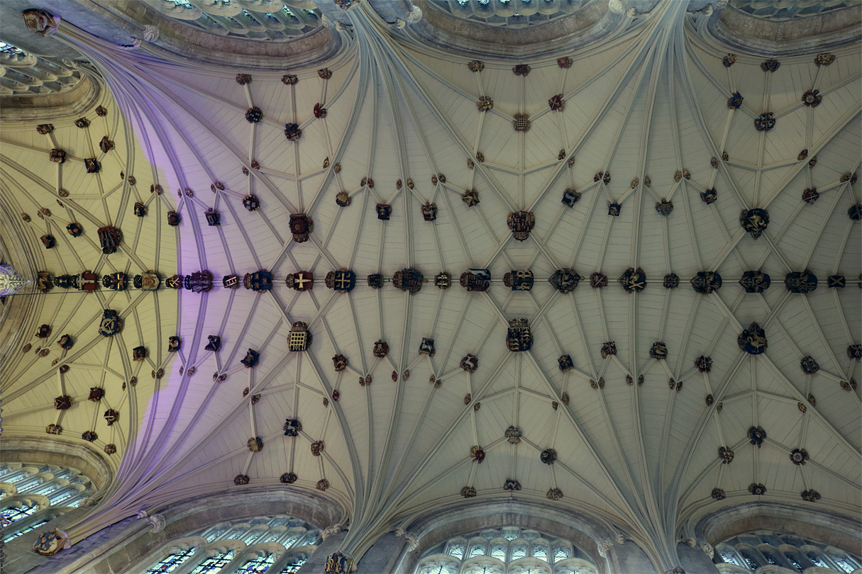 Vaulting above the nave