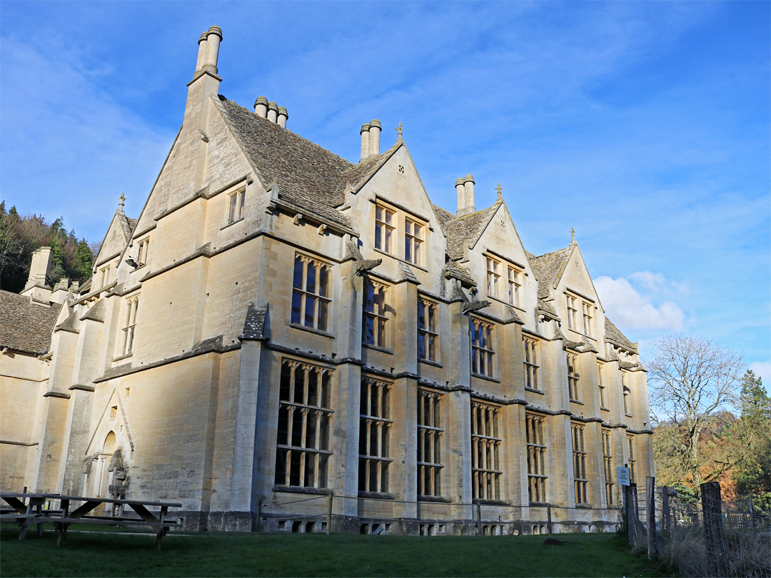 South side of the mansion