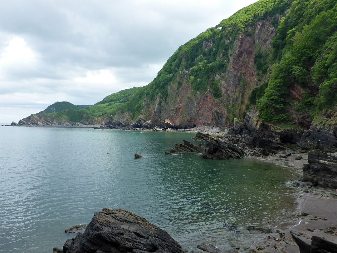 Beach at Woody Bay