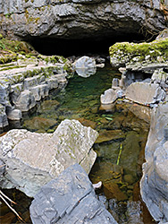 Pool and limestone